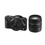 Panasonic（パナソニック）LUMIX GF3 ダブルレンズキット（14mm, 14-42mm）エスプリブラック DMC-GF3W-K
