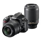 NIKON（ニコン）D3100 200mmダブルズームキット（18-55mm, 55-200mm）ブラック