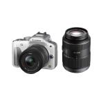  Panasonic беззеркальный однообъективный камера LUMIX G3 двойной zoom комплект ракушка белый DMC-G3W-W