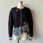 【40％OFF SALE】アルベロベロ(Alberobello)オレボレブラぶたさん刺繍入り カーディガン（クロ）【2025 SPRING COLLECTION】送料無料