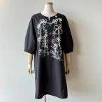 【30%OFF SALE】アルベロベロ(Alberobello)オレボレブラフラワーカーニバルシリーズ プリントワンピース(クロ)【2025 SUMMER COLLECTION】送料無料