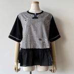 【40％OFF SALE】アルベロベロ(Alberobello)オレボレブラ3Dプリント ストライプ＆チェック プルオーバー（クロ）【2025 SUMMER COLLECTION】送料無料