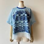 【40％OFF SALE】アルベロベロ(Alberobello)オレボレブラぶたさんコード刺繍 プルオーバー（ブルー）【2025 SUMMER COLLECTION】送料無料