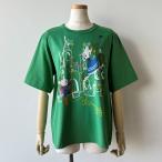【30%OFF SALE】アルベロベロ(Alberobello)オレボレブラぶたさんプリント カットソー(グリーン)【2025 SUMMER COLLECTION】