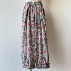 【30％OFF SALE】アルベロベロ(Alberobello)オレボレブラぶたさん＆フラワープリント ワイドパンツ（モノトーン）【2025 AUTUMN COLLECTION】送料無料