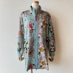 【20％OFF SALE】アルベロベロ(Alberobello)オレボレブラフラワープリント ロングカーディガン（エメラルドグリーン）【2025 WINTER COLLECTION】送料無料