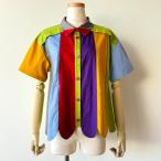 【50%OFF SALE】アルベロベロ(Alberobello)オレボレブラぶたさん刺繍入り シャツ(カラフル)【2024 SUMMER COLLECTION】送料無料