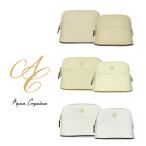 Yahoo! Yahoo!ショッピング(ヤフー ショッピング)【OUTLET SALE】ポーチ アンコキーヌ Anne Coquine レディース キャンバスロゴ 刺繍入り ポーチセット 2389 QVC 藤島彩子 TVショッピング