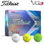タイトリスト ゴルフ VG3 ゴルフボール 1ダース 12球入り 2022モデル 日本正規品 Titleist VG3