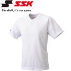 エスエスケイ SSK 野球 VネックTシャツ メンズ BT2260-10
