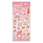 マイメロディ　マイメロ　和装 キラキララメシール  正規品 27911　ぷっくり　シール