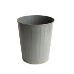  мусорная корзина мусорка античный Vintage metal steel горшок зеленый смешанные товары in пыль настоящий 026