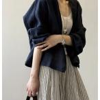 ショッピング夏 ノーカラージャケット ジャケット レディース 春 夏 40代 ブルゾン シアーブルゾン きれいめ サマージャケット アウター おしゃれ カジュアル 薄手 七分袖