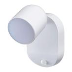 ショッピング電池式 エルパ (ELPA) LEDセンサー付ライト (白色/電池式/防雨) 人感センサー/マグネット/ネジ止め可能/モード切替 (PM-L751W)