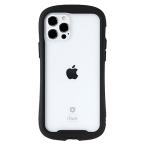 iFace Reflection iPhone 12/12 Pro ケース クリア 強化ガラス (ブラック)【アイフォン12 アイフォン12Pr