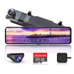ドライブレコーダー ミラー型 4K 11インチ 4K 右カメラ GPS搭載 170°広角 ドラレコ 超鮮明夜間撮影 速度超過警報 V69-PRO-NPC