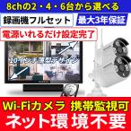 OOSSXX 10インチモニター付き 防犯カメラ ワイヤレス 遠隔監視 2台1080P 200万画素 モーション検知 暗視撮影 遠隔操作 1TB HDD内蔵 OSX-JPI10-W10802