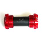 (TNI／ティーエヌアイ) (自転車用ボトムブラケット／BB) エクスターナル セラミックBB (シマノクランク用) イタリアン (レッド)