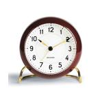 Yahoo! Yahoo!ショッピング(ヤフー ショッピング)アルネ ヤコブセン 置時計 テーブルクロック 時計 ステーション バーガンディ 置き時計 目覚まし時計