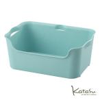 収納ボックス かご Ｋａｔａｓｕ カタス ハコ Ｍ ブルー カラーボックス 4990127208952
