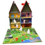  Moomin Moomin house &amp; из дерева кукла комплект мозаика есть BBT990037 модный симпатичный Северная Европа 