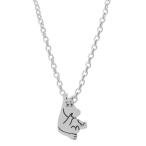 Yahoo! Yahoo!ショッピング(ヤフー ショッピング)（メール便可）ムーミン シルバーネックレス ダイカット ムーミン NAN090014  おしゃれ かわい