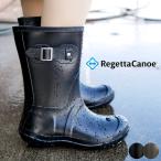 リゲッタ リゲッタカヌー レインブーツ 靴 レディース 防水 耐水 撥水 水を弾く ミドル丈 ラウンドトゥ フラットソール 屈曲性 滑りにくい シーズンレス 3e