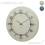 INTERFORM 掛け時計 Luu ルウ クロック インターフォルム 壁掛時計 ウォールクロック お祝い 北欧 モダン インテリア 書斎◇