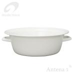 野田琺瑯 たらい 40cm 10L ノダホーロー 洗面器 手洗い洗濯 浸け置き洗い 足湯 日本製 野田ホーロー