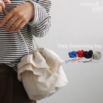 フリル巾着バッグ レディース 軽量 2WAY ショルダーバッグ・6月19日10時〜発売。100ptメール便可