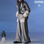 ショッピング麻 【新春BIGバーゲン20％OFF！6日10時迄】ファーワイドパンツ レディース ボトムス パンツ 麻混・メール便不可 返品キャンセル交換不可