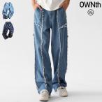 フリンジライン デニムパンツ メンズ ボトムス 送料無料・メール便不可