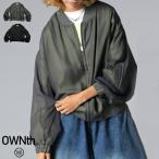 シアーブルゾン レディース アウター バイカラー 送料無料・ メール便不可