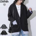 ショッピングメール テーラードカラー ジャケット レディース レイヤード風 送料無料・メール便不可