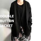 ノーカラーダブルジャケット ジャケット レディース 送料無料・再再販。メール便不可