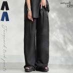 立体ジャガード パンツ レディース ロング ゆったり 送料無料・80ptメール便可