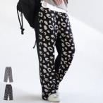 アニマル柄 裏毛パンツ パンツ レディース ボトムス 送料無料・再販。メール便不可