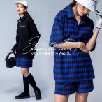 ANTIQUA GOLF×STCH 幾何学柄 ハーフパンツ レディース 送料無料・再再販。。便不可
