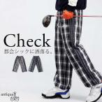 ANTIQUA GOLF×STCH широкий брюки мужской бесплатная доставка *500pt почтовая доставка возможно 