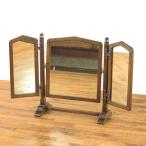  стол зеркало 50162 1930 год примерно Англия античный мебель редкий . товар три поверхность зеркало модель настольный зеркало стол . грудь. сверху и т.п. рекомендация 