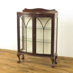  витрина 51550g грецкий орех. прекрасный под дерево .. краб искривление линия ... bow передний стиль мяч &amp; черный u нога . очарование полка витрины 1930 год примерно Англия 