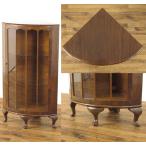  угол витрина 51969 число маленький угловой грецкий орех. прекрасный под дерево полка витрины living тоже ...1930 год примерно Англия античный мебель 