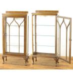  Cross замена обивки settled витрина античный Flex кошка ножек тонкий. стиль дисплей кейс полка витрины 1930 год примерно Англия античный мебель 53571