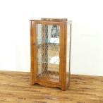  Англия коричневый ina шкаф витрина задняя сторона зеркало полка витрины грецкий орех. прекрасный . глаз античный Flex 58736