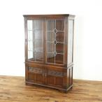  витрина популярный Old Charm боковая сторона тоже витражное стекло немного довольно большой размер ширина 108cm полка витрины Англия мебель античный Flex 80314