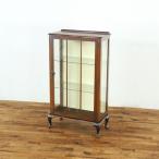  античный Cross замена обивки settled витрина аккуратный считая . дизайн искривление линия .. ножек. дизайн . симпатичный Британия полка витрины коричневый ina шкаф 80353