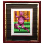  Victor *va The ruliVictor Vasarely The * теннис * плеер шелковый шаблон seli graph 1987 год подписан 47 номер / ограничение 200 часть сертификат есть рамка p-140