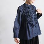 ショッピングフリル 再入荷　新作　甘織デニム 　小花フリル　シャツ　ジャケット　前開き　ゆったり　羽織り　お洒落　B23
