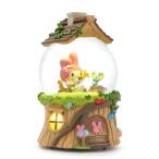 [ Sanrio герой z×JARLL] My Melody весна. лес. музыка party "снежный шар" музыкальная шкатулка tree - u скользящий выше интерьер подарок KT1703-JP