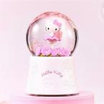 [ Sanrio герой z×JARLL] Hello Kitty .. "снежный шар" музыкальная шкатулка интерьер украшение украшение подарок брак праздник . день рождения высота примерно 16cm KT22069 8439